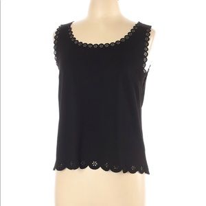 Atmosphere scalloped sleeveless top